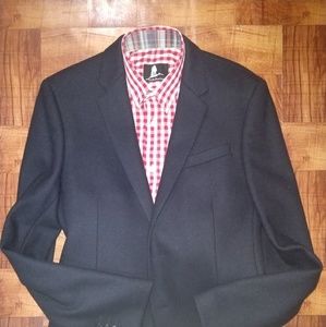 Dark navy wool blend Gazzarrini blazer size 38
